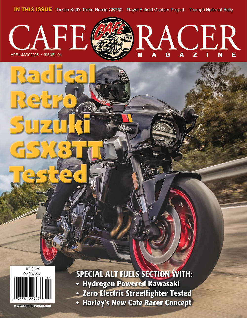 Caf&eacute; Racer Magazine Issue #104 cover