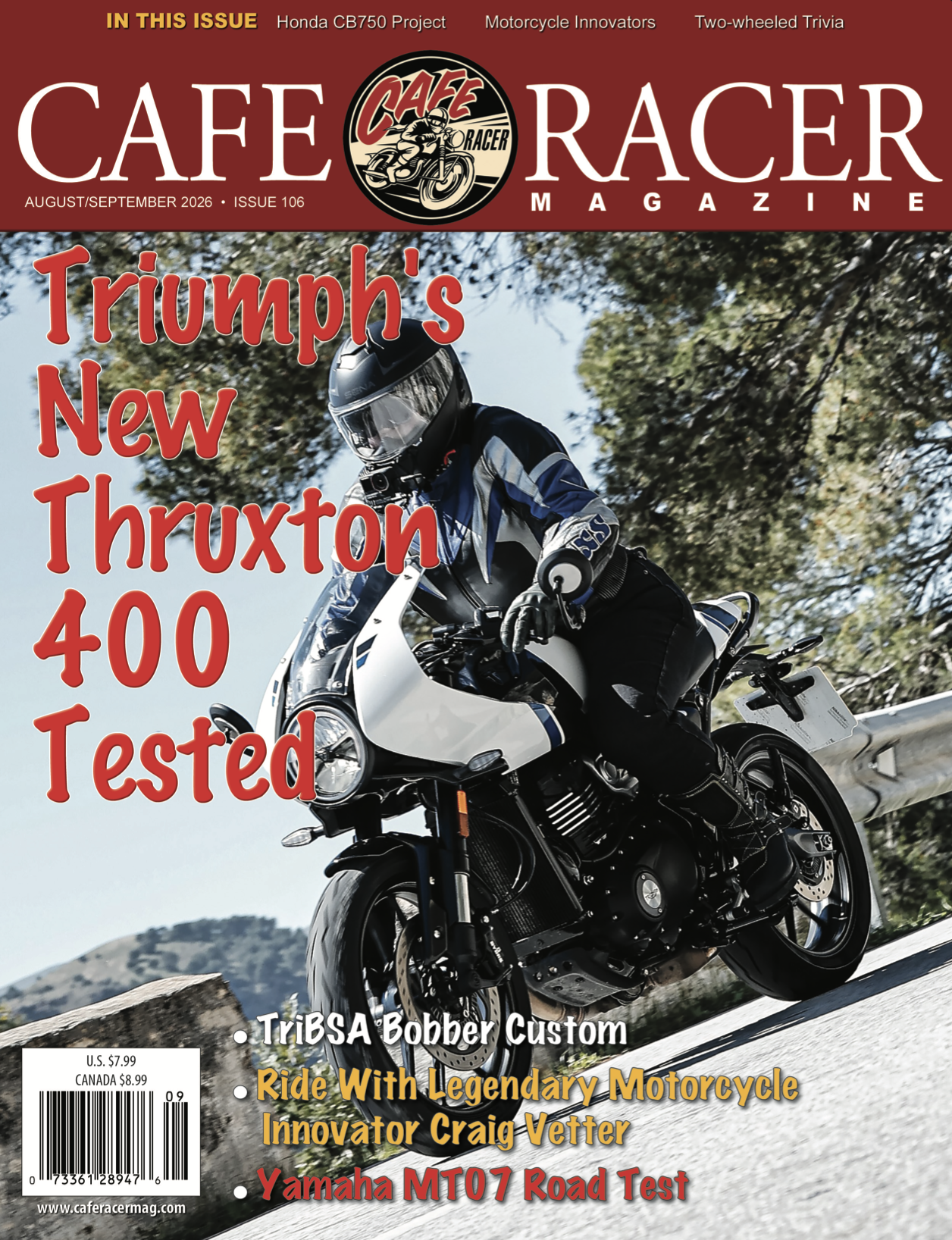 Caf&eacute; Racer Magazine Issue #104 cover